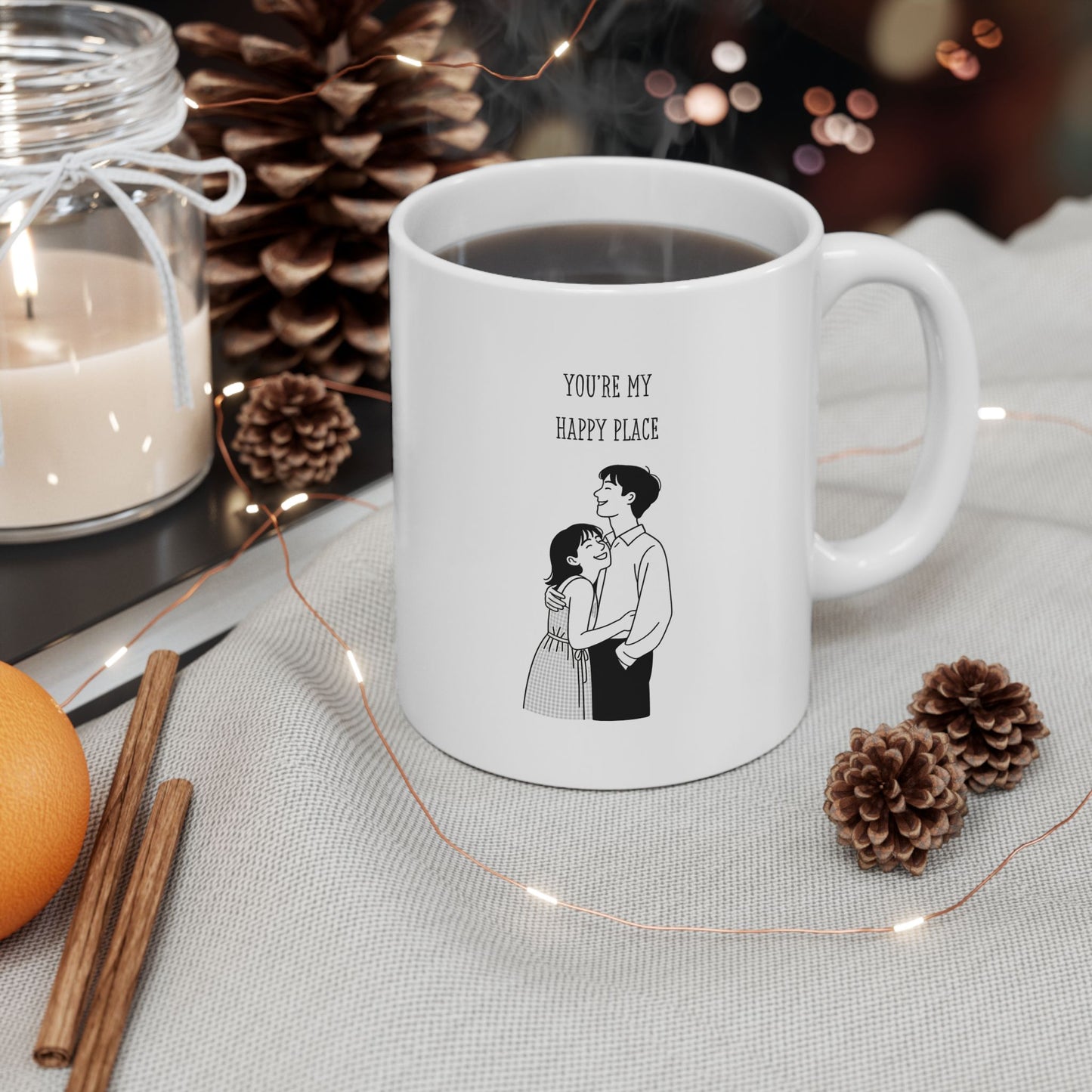 Customizable Ceramic Coffee Mug - Perfect Gift for Coffee Lovers